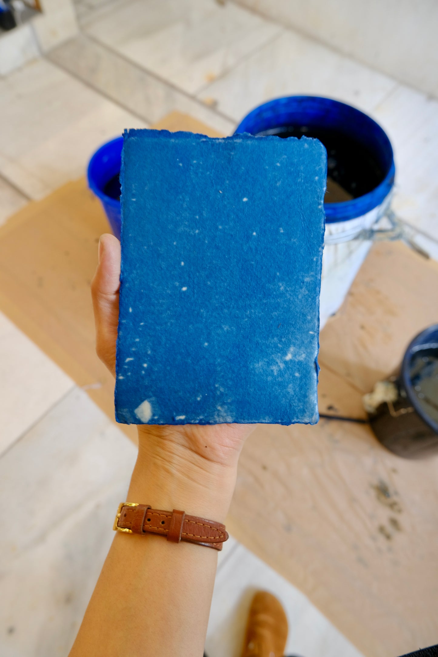 Taller los azules del Índigo