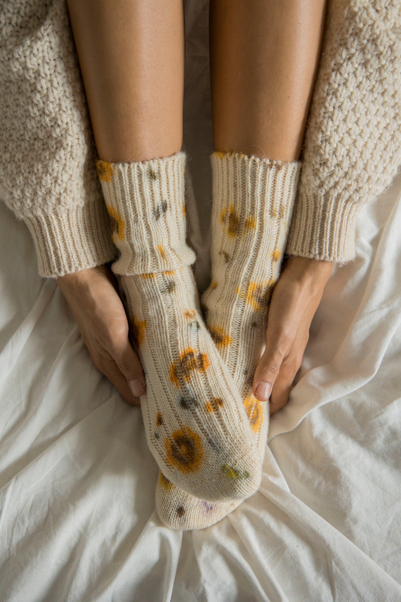 Calcetines Laneros - Flores