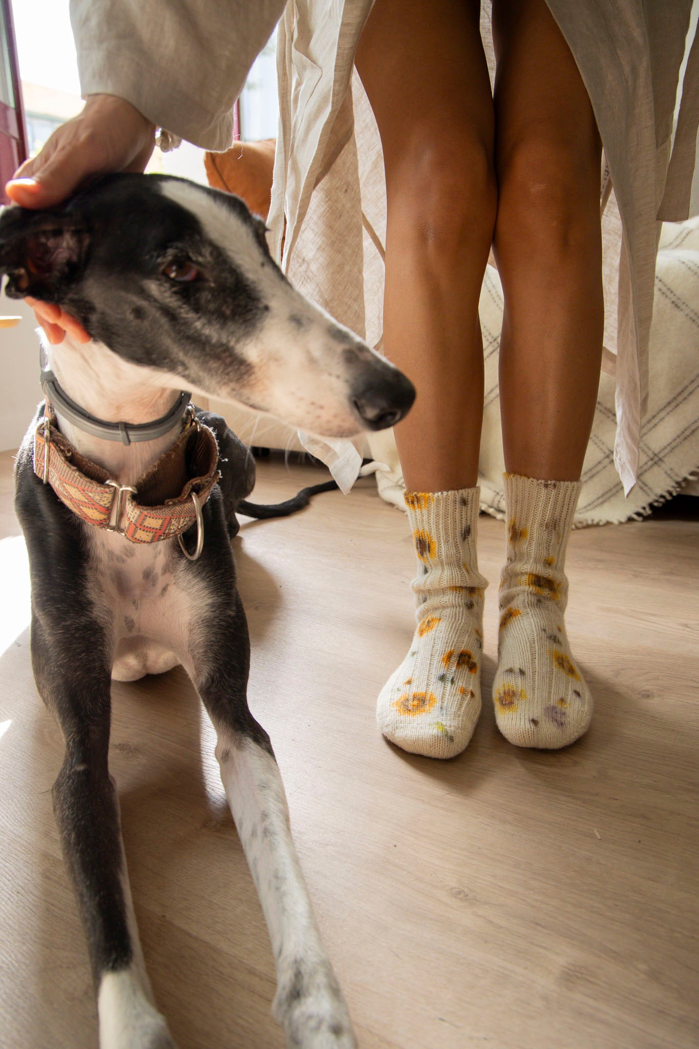 Calcetines Laneros - Flores