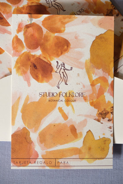 Tarjeta regalo física