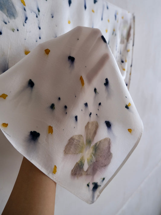 Pañuelo de seda | Malvas