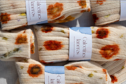 Calcetines Laneros - Flores