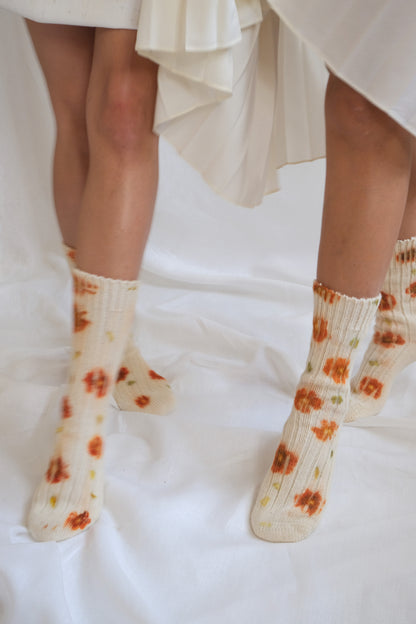 Calcetines Laneros - Flores
