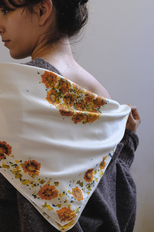 Pañuelo de seda | Coreopsis