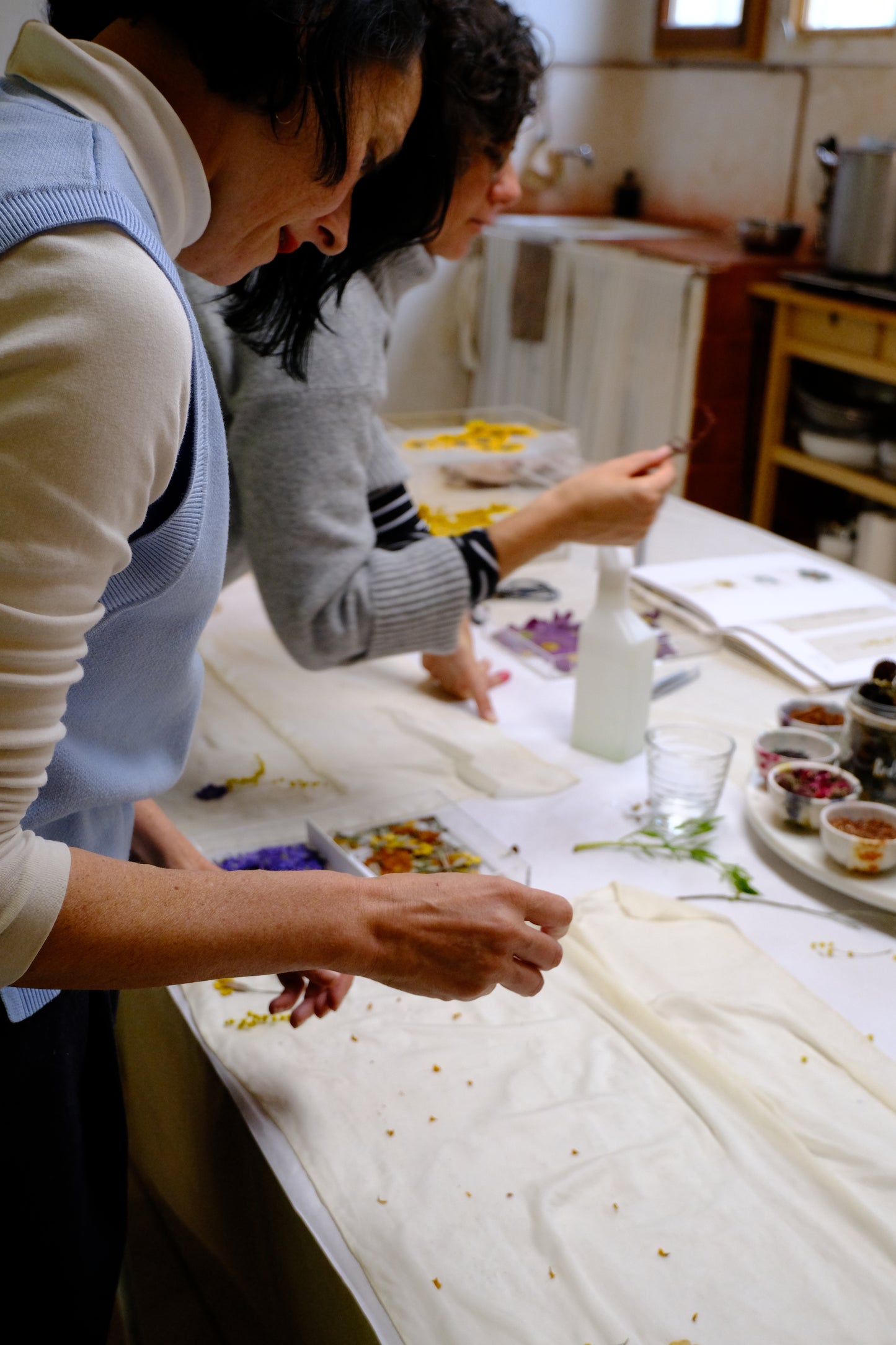 Taller pañuelo de seda