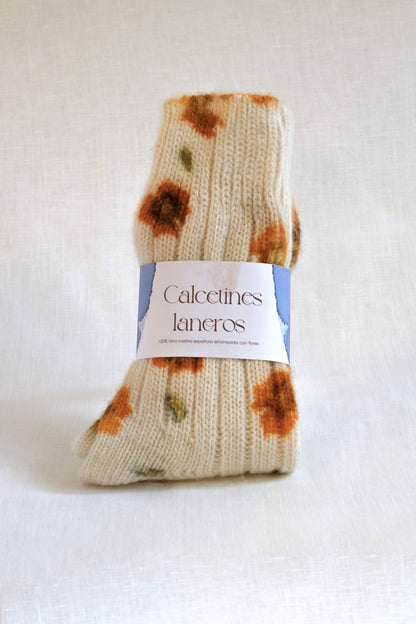 Calcetines Laneros - Flores